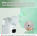 Haakaa Nasal Aspirator for Baby, 2-in-1 Electric Baby Nasal Aspirator with Sprayer – Baby Nose Sucker, Nose Sucker for Baby – 5 Adjustable Suction Levels up to 65kPa, Quiet, Music & Lights by TinyTreasures Baby Boutique