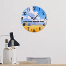 Generic Custom Wall Clock Personalized Picture Hanging Time Clocks Silent Non Ticking Round Decoration for Kitchen Creative, 12x12Inch by TinyTreasures Baby Boutique