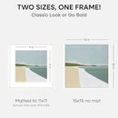Homeforia 15x15 White Picture Frame, High End Oak 15 x 15 Square Wood Frames with Mat 11 by 11 inches Photo, 15by15 White Wooden Poster Frames Matted to 11x11 Print, Tempered Glass, Wall Kit, Set of 1 by CozyNest Decor