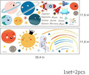 Space Planet Wall Decals Wall Stickers Kids,Cute Educational Wall Stickers for Daycare,Nursery,Playroom,Babyroom,Classroom,School. by TinyTreasures Baby Boutique