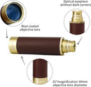 NewDoar 25x30 Zoomable Monocular Vintage Pirate Telescope - Waterproof Aluminum Alloy Brass Adjustable Optics Telescope for Travel Navigation Sailing Voyage View Watching Games(Gold) by TinyTreasures Baby Boutique