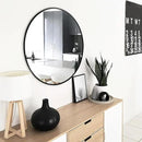 Fabuday Black Circle Mirror for Wall 20 inch - Round Mirrors for Bathroom, Entryway, Living Room, Hallway, Bedroom Decor, Small Matte Framed by CozyNest Decor