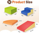 6-Piece Soft PU Leather Toddlers Climbing Toys, Baby Foam Climbing Blocks for Toddlers, Foam Play Gym Climber Structures for Toddler 3, Indoor Climb and Crawl Activity Play Set by TinyTreasures Baby Boutique