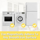 Magnetic Shelf for Fridge, Fruit Potato & Onion Storage Bins, Pantry Organizers & Storage, Large Container Magnetic Basket for Refrigerator, Kitchen Counter,Cabinet Magnetic Fridge Organizer Silver 2 by CozyNest Decor