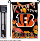 WinCraft Bengals Fall Seasonal Garden Flag and Flagpole Mount by GreenHaven Gardens