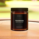 1OAK Scented Candles for Men - Teakwood & Masculine - Soy Wax, Long Burning Premium by CozyNest Decor