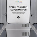 Signature UV LED Waterless Baby Bottle Sanitizer Large Capacity UV All-in-One Household Cleaning Sanitizing (Nordic Grey) by TinyTreasures Baby Boutique