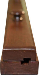 RRD Amish Made Quilt Rack Wall Mount - Rustic Tapestry Hangers for Rugs & Quilts - Maple Wood, Coffee Stain, 96' Long by CozyNest Decor
