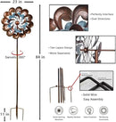 Wind Spinner Outdoor Garden Decor, Wind Spinners for Yard and Garden, 84 inch Copper Wind Sculptures & Spinners for Yard Decorations - Larger Spinners by GreenHaven Gardens