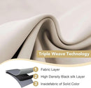 H.VERSAILTEX Ultra Soft Microfiber Thermal Insulated Antique Copper Grommet Blackout Curtains/Window Treatment Draperies 52 by 72 - Inch for Living Room/Bedroom, Set of 2 - Natural by CozyNest Decor