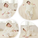 Newborn Baby Bear Outfit Suit Girls Boys Fleece Jumpsuit Romper Hooded Winter Snowsuit Clothes by TinyTreasures Baby Boutique