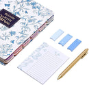 Votum August 2025 to January 2027 Large Back to School Academic Planner- Daily, Weekly & Monthly Organizer with Pens, Stickers, Sticky Notes, and a Sturdy Cover - Bloom with Grace by TinyTreasures Baby Boutique