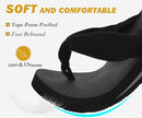 KuaiLu Flip Flops for Women with Arch Support Yoga Mat Comfortable Summer Beach Walking Thong Cushion Sandals Slip On Indoor Outdoor by TinyTreasures Baby Boutique
