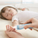 Baby Nail Trimmer Electric, 15 in 1 Baby Nail Clippers for Gentle Nail Care, Rechargeable Baby Nail File Electric with Light &15 Grinding Pads for Infant Toddler, Blue by TinyTreasures Baby Boutique