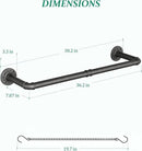 Plant Hanger Indoor, Hanging Planters Rod for Indoor Plants with 3 Hanging Chains, Wall Plant Hanging Rod for Window Ceiling, 38.2 Inch, Metal/Black, Pots Not Included… by GreenHaven Gardens