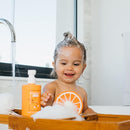 Dabble & Dollop Citrus Kiss Bundle, Natural Bubble Bath, Body Wash & Shampoo for Kids, USA-made, Paraben & Sulfate Free, Vegan, Gluten-Free, Tear-Free, Tangerine, Vanilla, Lemon (Set of 3) by TinyTreasures Baby Boutique