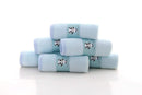 HIPHOP PANDA Baby Washcloths, Rayon Made from Bamboo - 2 Layer Ultra Soft Absorbent Newborn Bath Face Towel - Reusable Baby Wipes for Delicate Skin - Blue, 30 Pack by TinyTreasures Baby Boutique