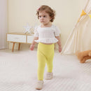 Newborn Toddler Baby Girl Pants Leggings Ribbed Straight Flare Infant Girl Pants Leggings Bell Bottoms 5 Packs by TinyTreasures Baby Boutique