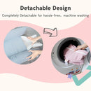 Deluxe Infant Lounger, Baby Nest Cover for Baby Girls & Boys, Newborn Essentials for Baby 0-12 Months, 100% Cotton (Mistyrose) by TinyTreasures Baby Boutique