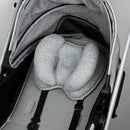 2 in 1 Baby Support Pillow, Adjustable Banana Shape Baby Neck Head Travel Pillow Stroller Insert Cushion for Kids, Toddler, Gray by TinyTreasures Baby Boutique