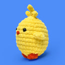 THE GOOKIE Amigurumi Crochet Kit for Beginners – DIY Crochet Kit with Yarn, Hook, Eyes & Stuffing – Easy Starter Set with Video Tutorials – Cute Plush Toy Craft Gift for Kids, Teens & Adults (Chick) by TinyTreasures Baby Boutique