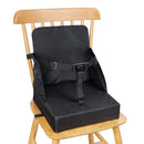 Toddler Booster Seat for Dining Table, Booster Seat for Table, 12.6x3.34 Inch Portable High Chair for Travel, HOSEASCA Compact Lightweight Travel Booster Seat with Adjustable Straps for Baby(Black) by TinyTreasures Baby Boutique