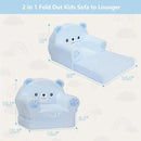 MONKISS Cute Toddler First Chair, Kids' Armchairs, Mini Couch for Baby, Blue Bear, 1~2.5 Years Old by CozyNest Decor
