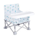 Portable Baby Booster Seat with Tray, Toddler Booster seat for Dining, Camping, Travel, Baby Beach Chair 6 Months to 3 Years Old Indoor Outdoor Use CH2405 by TinyTreasures Baby Boutique