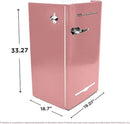 Frigidaire EFR376 Retro Bar Fridge Refrigerator with Side Bottle Opener, 3.2 cu. Ft, Pink/Coral by CozyNest Decor