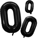 GOER 2 Pcs 42 Inch Black Foil Balloons Number 0 for 10th 20th 30th 40th 50th 60th 70th 80th 90th 100th Birthday Party Supplies Anniversary Decorations by TinyTreasures Baby Boutique