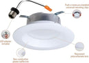HALO LTE 4 Inch Indoor/Outdoor Recessed LED Trim Can Light, 3000K - Contractor Value Pack (12-Pack) - LTE46930-12PK by GreenHaven Gardens