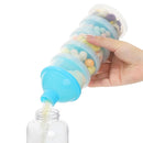 Accmor Formula Dispenser On The Go, 5 Compartments Stackable Formula Container for Travel, Baby Milk Powder Kids Snack Container, BPA Free by TinyTreasures Baby Boutique