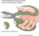 Flower Scissors, Strong Floral Shears, Premium Steel Garden Pruning Shears Floral Fruits Leaf Scissors Hand Pruner Snip Trimming Tool for Gardening Flower Arrangement, Avocado Green by GreenHaven Gardens