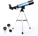 Telescope for Beginners and Kids, 60mm Aperture Refractor, Portable, Portable 90X Astronomical Telescope with Tripod, 2 Eyepieces, 1.5X Barlow Len, Astronomy Gift by TinyTreasures Baby Boutique