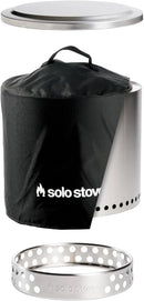 Solo Stove Ranger Amazon Exclusive Fire Pit Bundle | Portable & Smokeless | Includes Stand, Lid & Shelter | Ideal for 2–4 People | Stainless Steel, 15"x15", 22lbs by GreenHaven Gardens