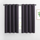 NICETOWN Bedroom Blackout Curtains and Drapes 54" L - Window Treatment Thermal Insulated Solid Grommet Blackout Draperies for Home Office (Greyish Purple, 2 Panels=92" Wide) by TinyTreasures Baby Boutique