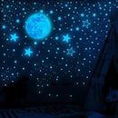 1049Pcs Glow in The Dark Stars and Moon for Ceiling, Wall Bedroom Chirldren's Room Stickers Decals Decor, Boys & Girls' Gifts by CozyNest Decor