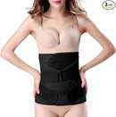 3 in 1 Postpartum Belly Band - Postpartum Belly Support Recovery Wrap, After Birth Brace, Slimming Girdles, Body Shaper Waist Shapewear, Post Surgery Pregnancy Belly Support Band (S/M, Black) by TinyTreasures Baby Boutique