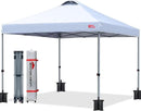 MASTERCANOPY Durable Pop-up Canopy Tent with Roller Bag (White) by GreenHaven Gardens