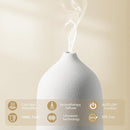 Diffuserlove Ceramic Diffuser 160ML Essential Oil Diffusers Aromatherapy Essential Oil Diffuser for Room Air Diffuser for Home Bedroom Stone Diffuser Black Wood Pattern Base (Size:6.8" H x 3.6" W) by TinyTreasures Baby Boutique