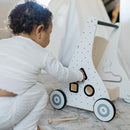 Beright Wooden Baby Walker Push and Pull Learning Activity Walker Kids’ Activity Toy Multiple Activities Center Develops Motor Skills & Stimulates Creativity (Natural) by TinyTreasures Baby Boutique