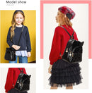 KL928 Girls Bowknot Polka Dot Cute Mini Backpack Small Daypacks Convertible Shoulder Bag Purse for Women by TinyTreasures Baby Boutique