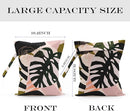 Wet Dry Bag for Swimsuit, Travel, Beach, Pool, Stroller, Diapers, Dirty Yoga Gym Clothes, Makeup Bag, Waterproof Tropical Palm Leaves Decor Jungle Palm Leaf Favors by TinyTreasures Baby Boutique