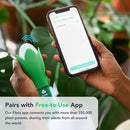 Flora Pod AI-Powered Smart Plant Monitor | for Indoor or Outdoor Plants | Personalized Alerts for Moisture, Temperature, Humidity, and Light by GreenHaven Gardens