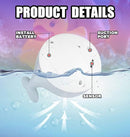 ZHENDUO Baby Bath Toys, Light Up Bath Toys Spray Water Bath Toy, Sprinkler Bathtub Toys for Toddlers Kids Boys Girls, Pool Bathroom Toy for Infant,Christmas Baby Toys by TinyTreasures Baby Boutique