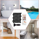Patented Anti Slip Shower Stickers 24 PCS Safety Bathtub Strips Adhesive Decals with Premium Scraper for Bath Tub Shower Stairs Ladders Boats (Black) by TinyTreasures Baby Boutique