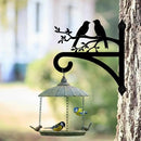 peacoblue Iron Plant Hangers Hooks for Outdoor Indoor Hanging Plants Flower Fern Pots Lantern Bird Feeder,12"x13.6" Weather Resistant Metal Wall Holder for Porch Garden Farmhouse(Branches and Birds) by GreenHaven Gardens