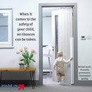 Cardea Child Safety Door Finger Pinch Guard Hinge Protector for The Front of The Door – White (2 Pack) by TinyTreasures Baby Boutique