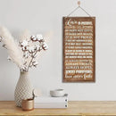 1 Corinthians 13:4-8 Inspirational Hanging Wood Decor Sign, Printed Wood Sign, Love is Patient, Love is Kind Quote, Hanging Bible Verses Woods Wall Signs, Rustic Home Decor Signs, Christian Gift I1 by CozyNest Decor
