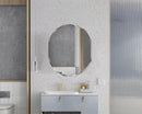 Single Beveled Edge Frameless Wall Mount Bathroom Vanity Mirror, 20” X 28” by CozyNest Decor